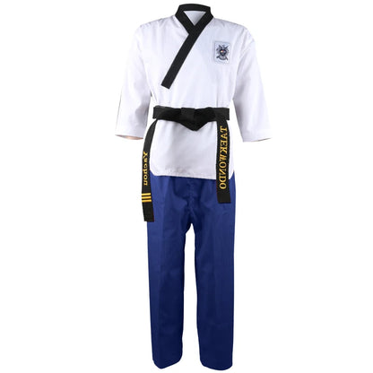Dobok Taekwondo WTF – Uniforme Complet Veste + Pantalon – Poomsae / Dan – Enfant & Adulte - BLACKBEARD OUTDOOR INDUSTRIES