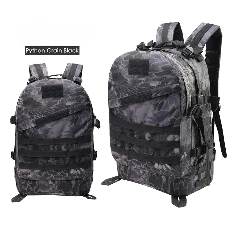 Sac à Dos Tactique 3D MOLLE 40L – Oxford 600D, Camouflage, Randonnée & Survie