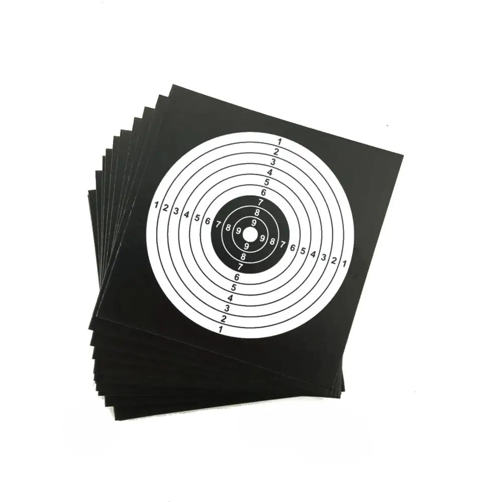 CIBLE MURALE ACIER  AVEC PIÈGE À BALLES – DESIGN EN CONE, 5 TYPES DE PAPIERS INCLUS Ma boutique