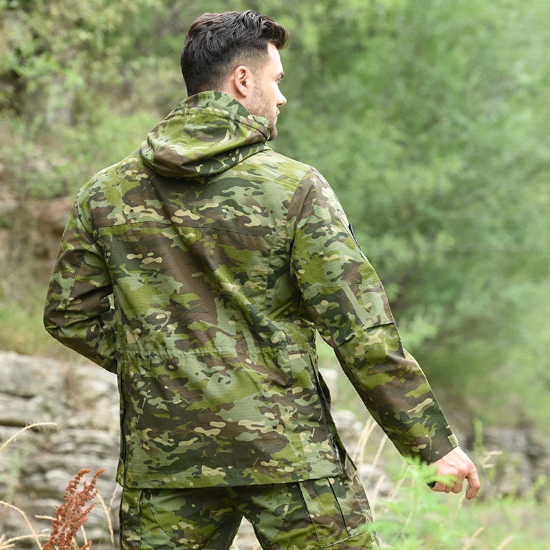 Veste Tactique M65 Camouflage Homme – Veste de Randonnée Imperméable avec Capuche - BLACKBEARD OUTDOOR INDUSTRIES