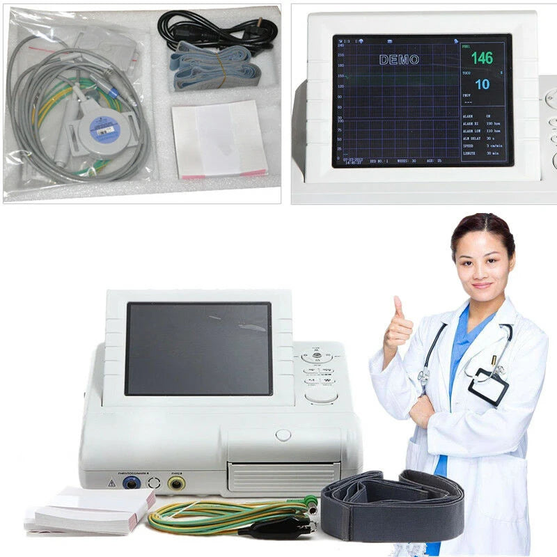 Moniteur Fœtal CONTEC CMS800G – Surveillance FHR TOCO FMOV 24H