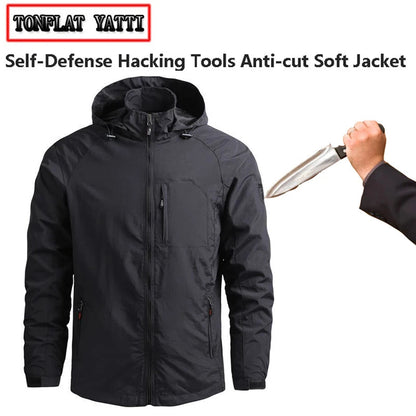 Veste Tactique Militaire Homme - Anti-Coupure et Anti-Perforation - Veste Extérieure Souple de Sécurité BLACKBEARD OUTDOOR INDUSTRIES