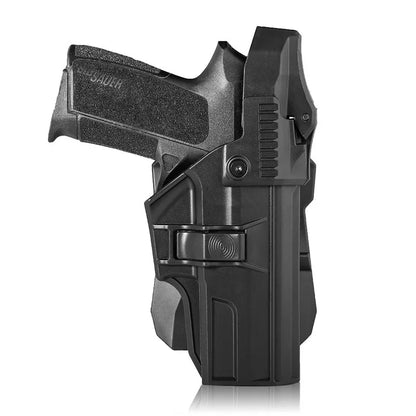 Holster Tactique SP2022 – Cuisse Drop Leg, Ceinture, Paddle ou Poitrine | Main Droite | PVC & Acier - BLACKBEARD OUTDOOR INDUSTRIES