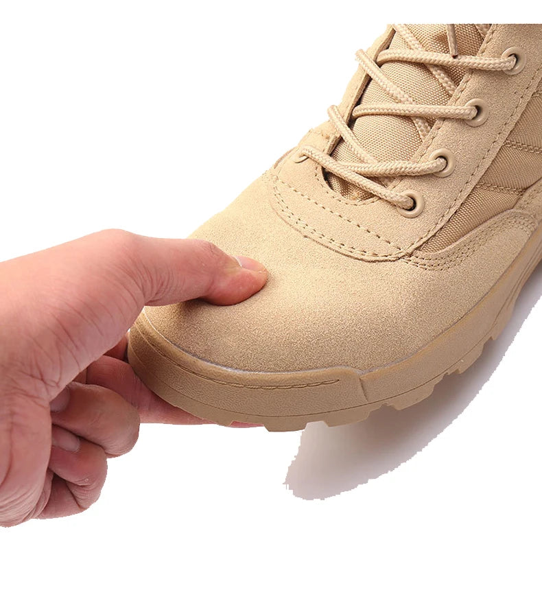 Bottes Tactiques Militaires Homme – Style Armée / Combat – Bottines de Sécurité Désert Résistantes - BLACKBEARD OUTDOOR INDUSTRIES