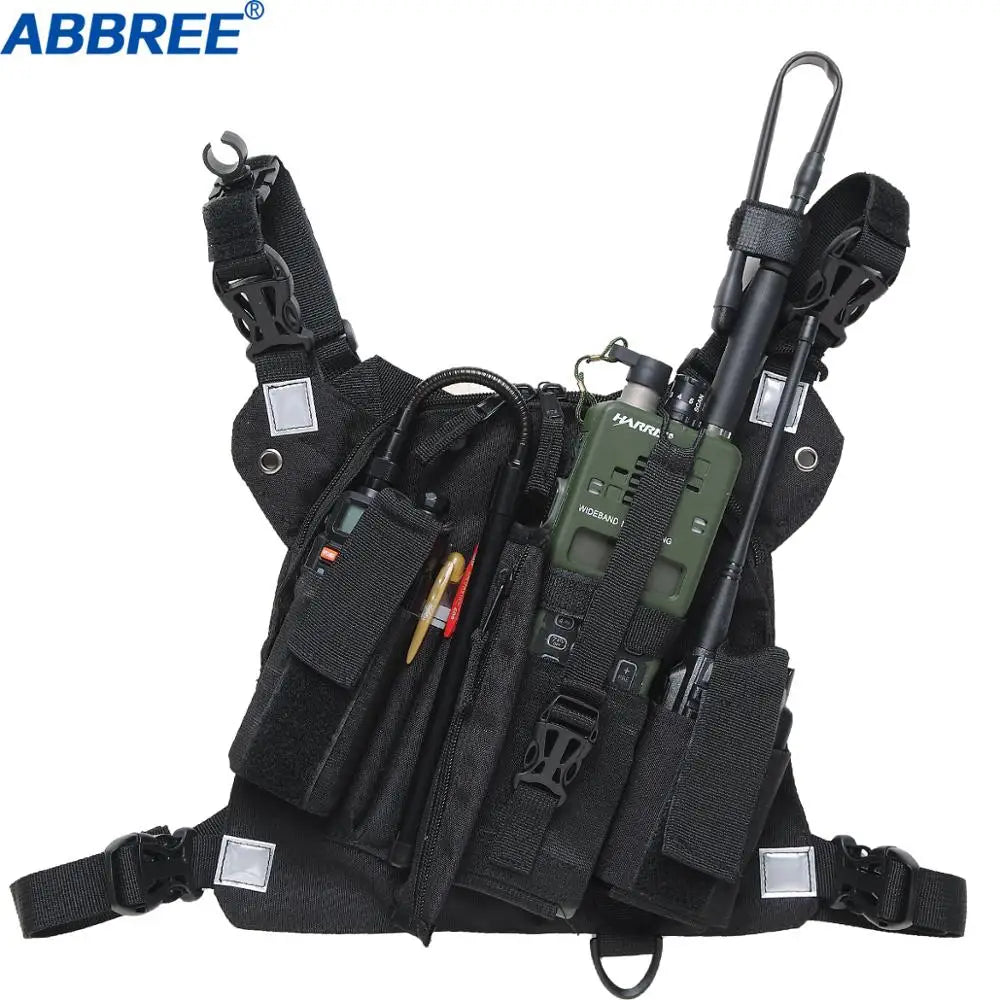Holster Poitrine Tactique Radio Baofeng – Compatible UV-5R UV-9R UV-10R UV-S9 | 8 Modèles - BLACKBEARD OUTDOOR INDUSTRIES