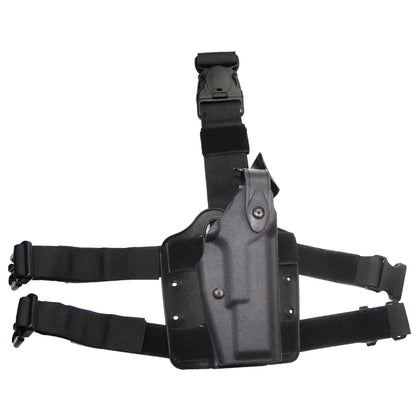 Holster Cuisse Tactique Drop Leg Glock 17/19/22/23/31/32 – Polymère, Compatible Lampe & Laser, Droitier | Noir, Vert, Tan - BLACKBEARD OUTDOOR INDUSTRIES
