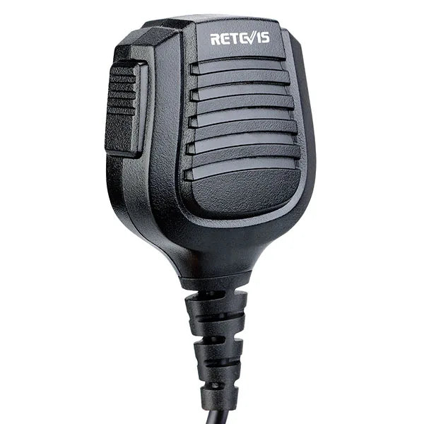 Retevis Lot de 10 Microphones Haut-Parleurs Étanches 2 Pin IP54 avec Jack Audio 3.5mm PTT - BLACKBEARD OUTDOOR INDUSTRIES