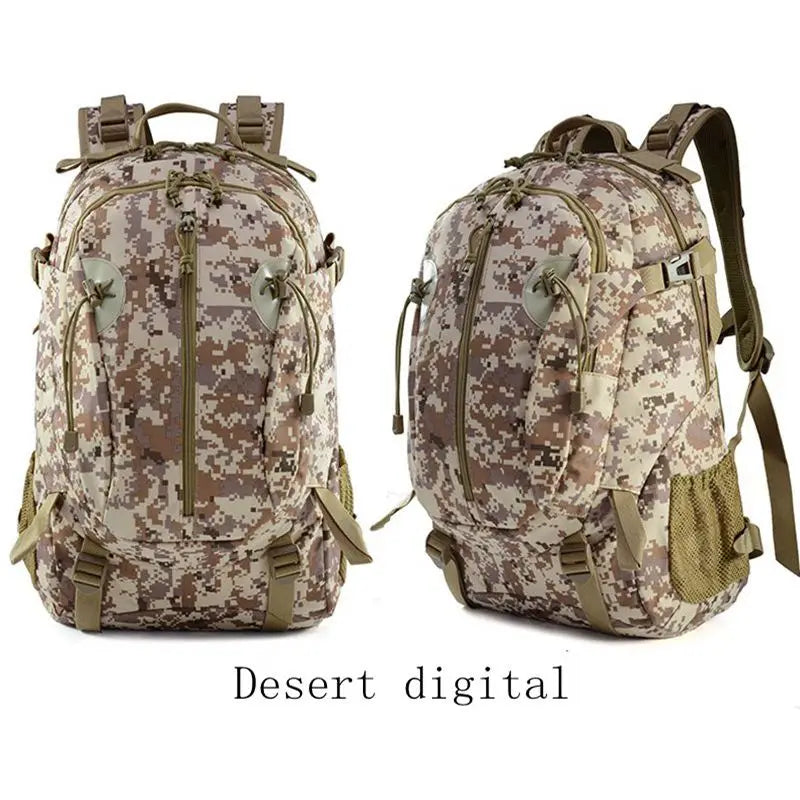 Sac à dos tactique 30L en Oxford 900D, mixte, camouflage ou uni