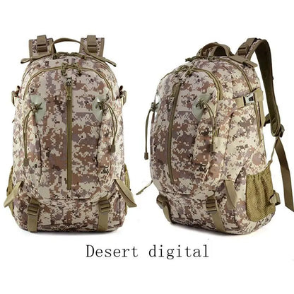 Sac à dos tactique 30L en Oxford 900D, mixte, camouflage ou uni