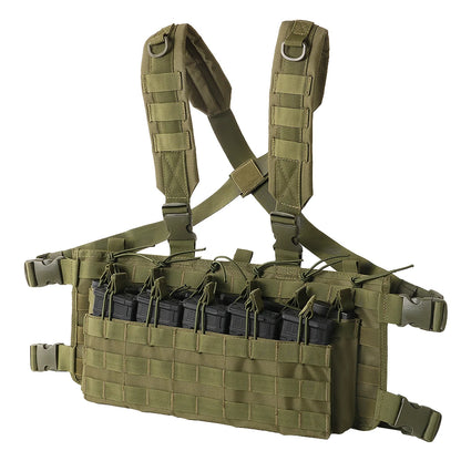 Chest rig MOLLE tactique ajustable