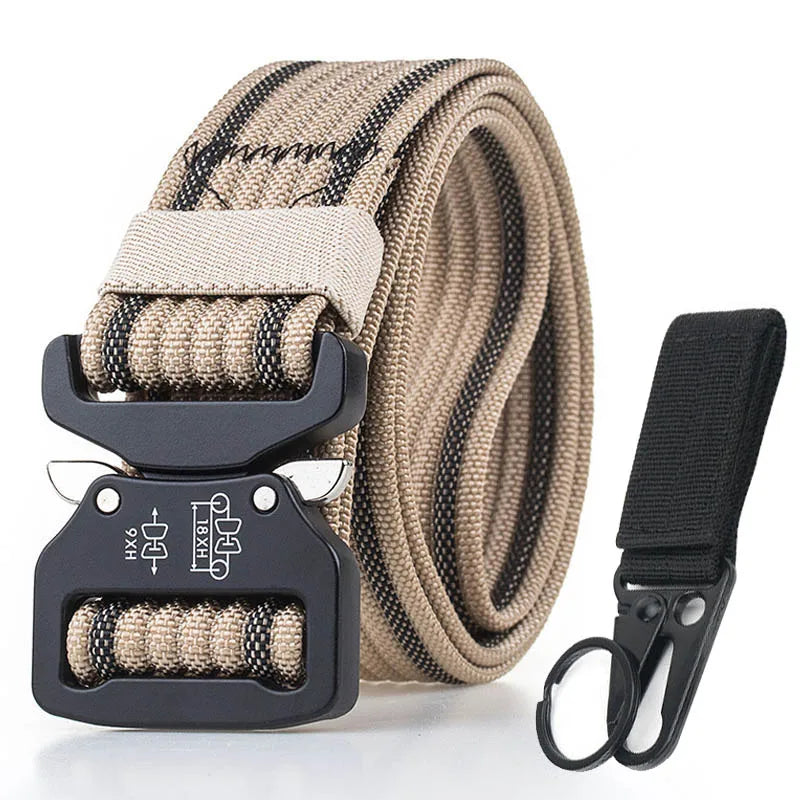 Ceinture tactique police nylon 1200D boucle métal - BLACKBEARD OUTDOOR INDUSTRIES