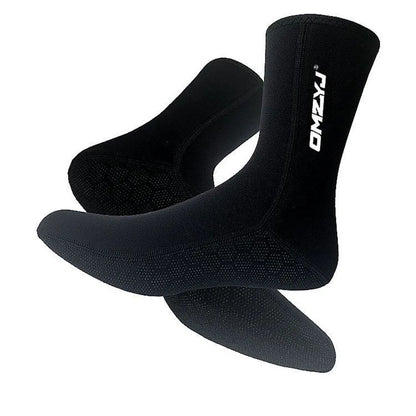 Chaussettes Néoprène 5MM Plongée – Haute Élasticité, Antidérapant | Surf, Snorkeling, Natation | XS à XL