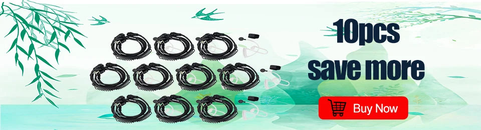 Retevis Micro de Gorge Discret avec Tube Acoustique Transparent et PTT au Doigt - BLACKBEARD OUTDOOR INDUSTRIES