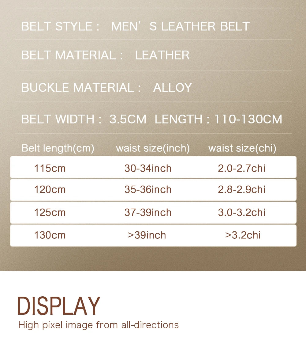 Ceinture en Cuir Automatique DOOPAI Ma boutique