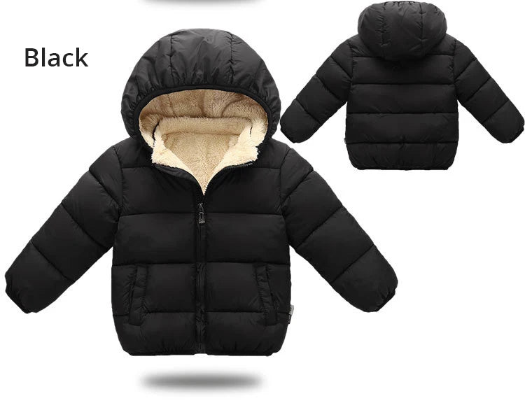 Manteau d’Hiver Épais pour Enfants – Chaud, Doublé & à Capuche avec Fourrure | Fille & Garçon | 3 à 6 ans - BLACKBEARD OUTDOOR INDUSTRIES