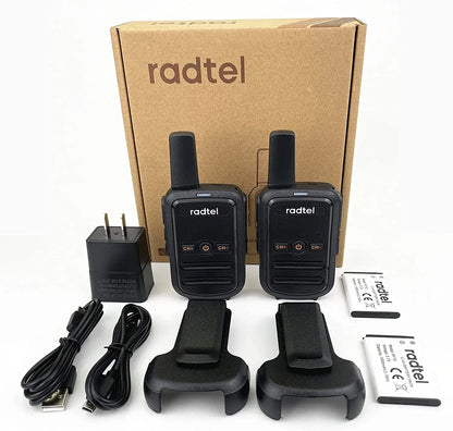 Talkie-Walkie Radtel RT-12 – PMR/FRS Sans Licence, Portée 3 km, 16 Canaux