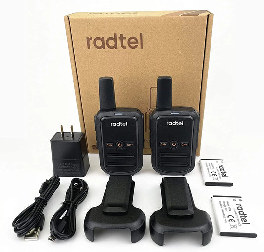 Talkie-Walkie Radtel RT-12 – PMR/FRS Sans Licence, Portée 3 km, 16 Canaux