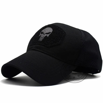 Casquette Tactique LIBERWOOD Skull Operator – Style SWAT, Forces Spéciales, Airsoft & Outdoor - BLACKBEARD OUTDOOR INDUSTRIES