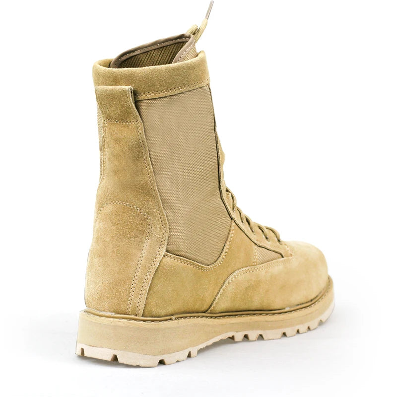 Boots Désert Ventilées Homme – Daim Suède, Style Commando Militaire, Pointures 39-46