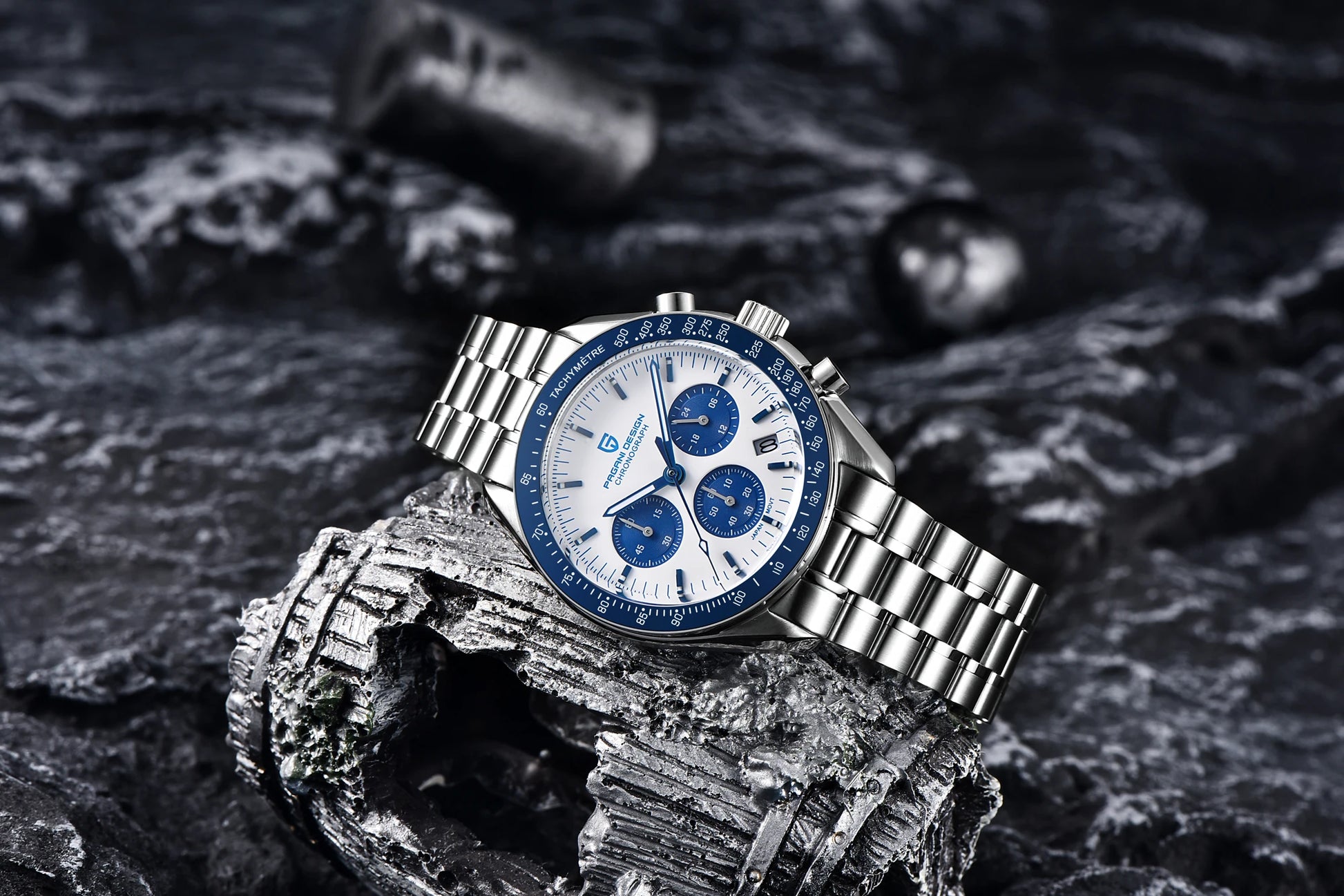PAGANI DESIGN PD-1701 Moonwatch 2025 – Hommage à la CK2998 – Montre Homme Quartz Chronographe de Luxe - BLACKBEARD OUTDOOR INDUSTRIES