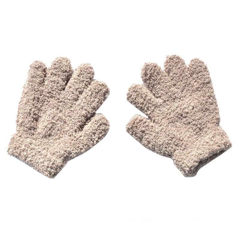 Paire de gants pour enfant en velours hiver Ma boutique