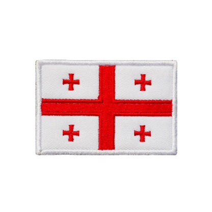 Patch Drapeau Brodé 3D Moyen-Orient & Asie du Sud – Velcro Hook & Loop, 8x5 cm, 25 Pays - BLACKBEARD OUTDOOR INDUSTRIES