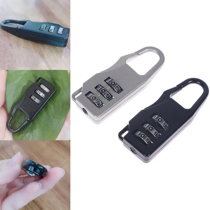 Mini Cadenas de Voyage en Alliage d'Aluminium – Cadenas à 3 Chiffres Réinitialisables, Code de Sécurité pour Valise, Sac et Accessoires - BLACKBEARD OUTDOOR INDUSTRIES