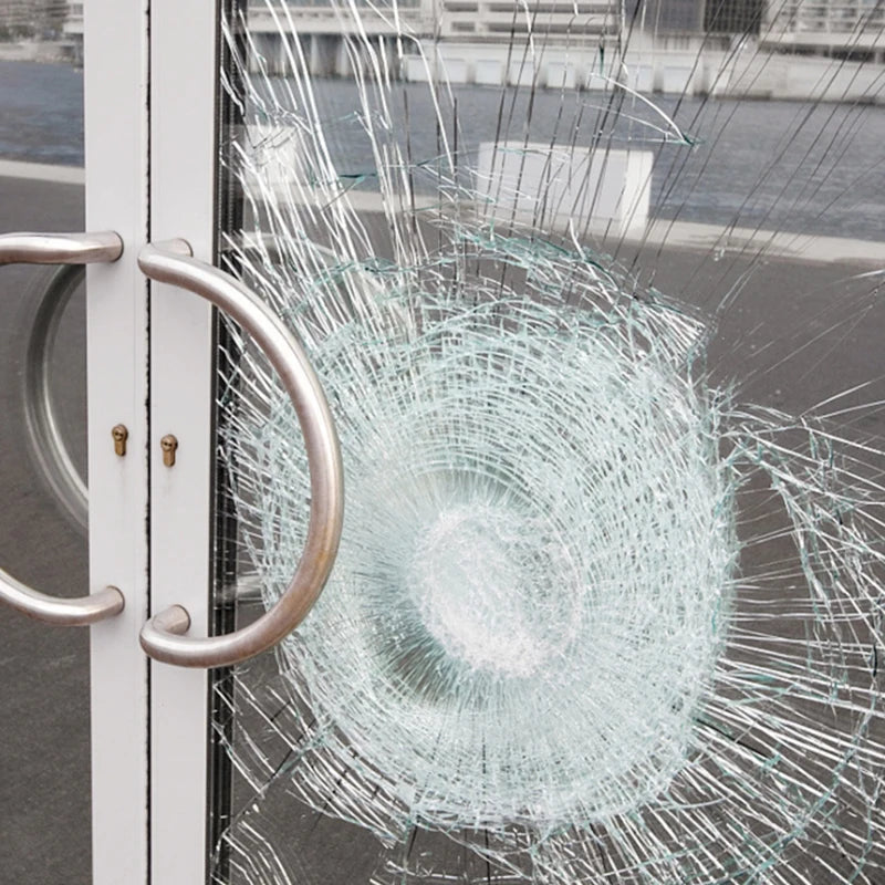 Film de Sécurité Transparent pour Fenêtres - Protection Verre Anti-Explosion, Anti-Bris, 1.52m x 30m BLACKBEARD OUTDOOR INDUSTRIES