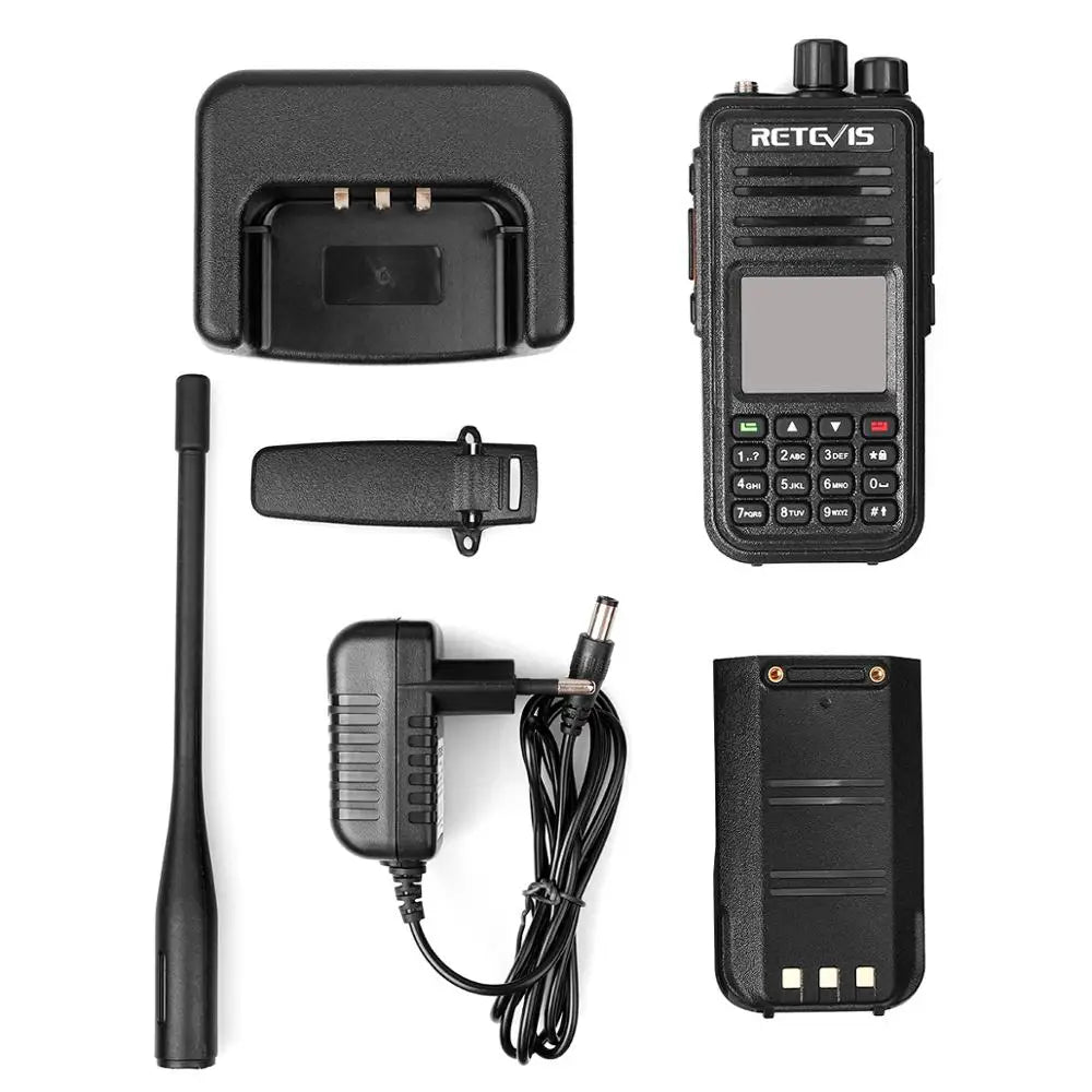 Talkie-walkie DMR Retevis RT3S – Radio amateur VHF/UHF 5W, GPS (APRS), AES‑256, longue portée - BLACKBEARD OUTDOOR INDUSTRIES