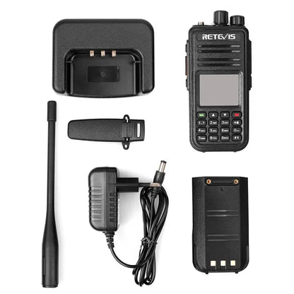 Talkie-walkie DMR Retevis RT3S – Radio amateur VHF/UHF 5W, GPS (APRS), AES‑256, longue portée - BLACKBEARD OUTDOOR INDUSTRIES