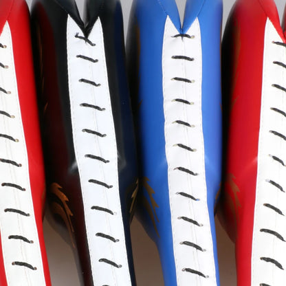 Double Cible de Frappe Taekwondo & Kickboxing – Kick Pad Long Entraînement Karaté MMA | Noir, Bleu, Rouge - BLACKBEARD OUTDOOR INDUSTRIES