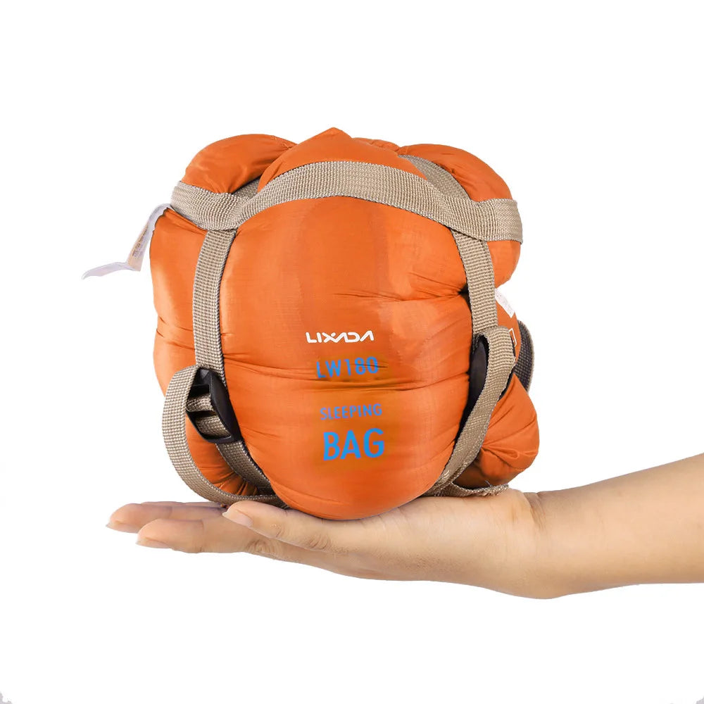 Sac de Couchage Ultra-Léger Lixada LW180 – 3 Saisons Camping & Randonnée 190x75 cm