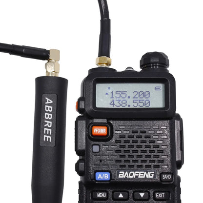 ABBREE AR-152 / AR-148 – Antenne Tactique avec Câble Coaxial SMA-Femelle pour Baofeng UV-5R / UV-82 / UV-9R Plus - BLACKBEARD OUTDOOR INDUSTRIES