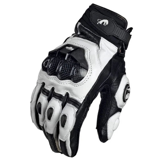 Gants Moto Racing Cuir Véritable Homme – Route Circuit Été Hiver