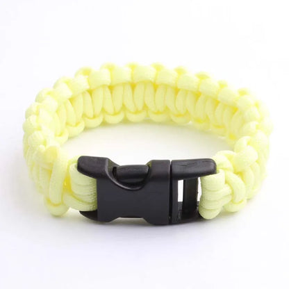 Bracelet Paracorde Phosphorescent 550lb – 4mm 9 Brins – Survie Militaire