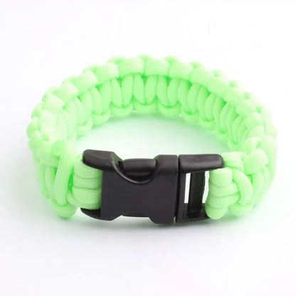 Bracelet Paracorde Phosphorescent 550lb – 4mm 9 Brins – Survie Militaire