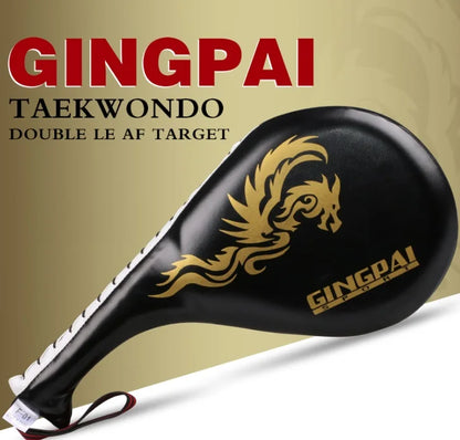 Double Cible de Frappe Taekwondo & Kickboxing – Kick Pad Long Entraînement Karaté MMA | Noir, Bleu, Rouge - BLACKBEARD OUTDOOR INDUSTRIES