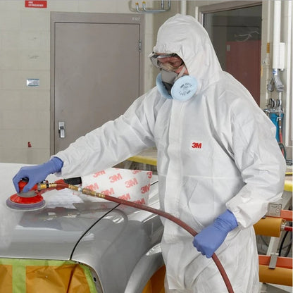 Combinaison de Protection 3M 4510 – Antistatique, Anti-éclaboussures, Non-Tissé Blanc