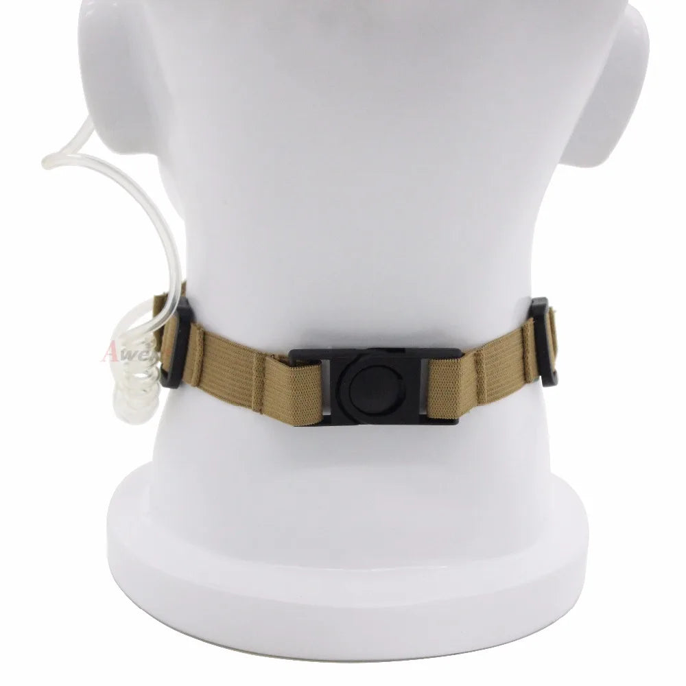 Micro-casque Z-Tac Throat Mic – Laryngophone, Acoustique Discrète, CS / Radio / Surveillance - BLACKBEARD OUTDOOR INDUSTRIES