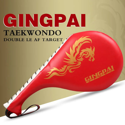 Double Cible de Frappe Taekwondo & Kickboxing – Kick Pad Long Entraînement Karaté MMA | Noir, Bleu, Rouge - BLACKBEARD OUTDOOR INDUSTRIES
