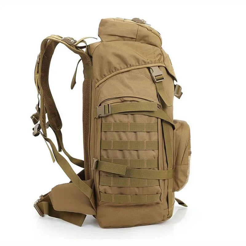 Sac à Dos Tactique Molle 60L – Grande Capacité, Imperméable, Camouflage - BLACKBEARD OUTDOOR INDUSTRIES
