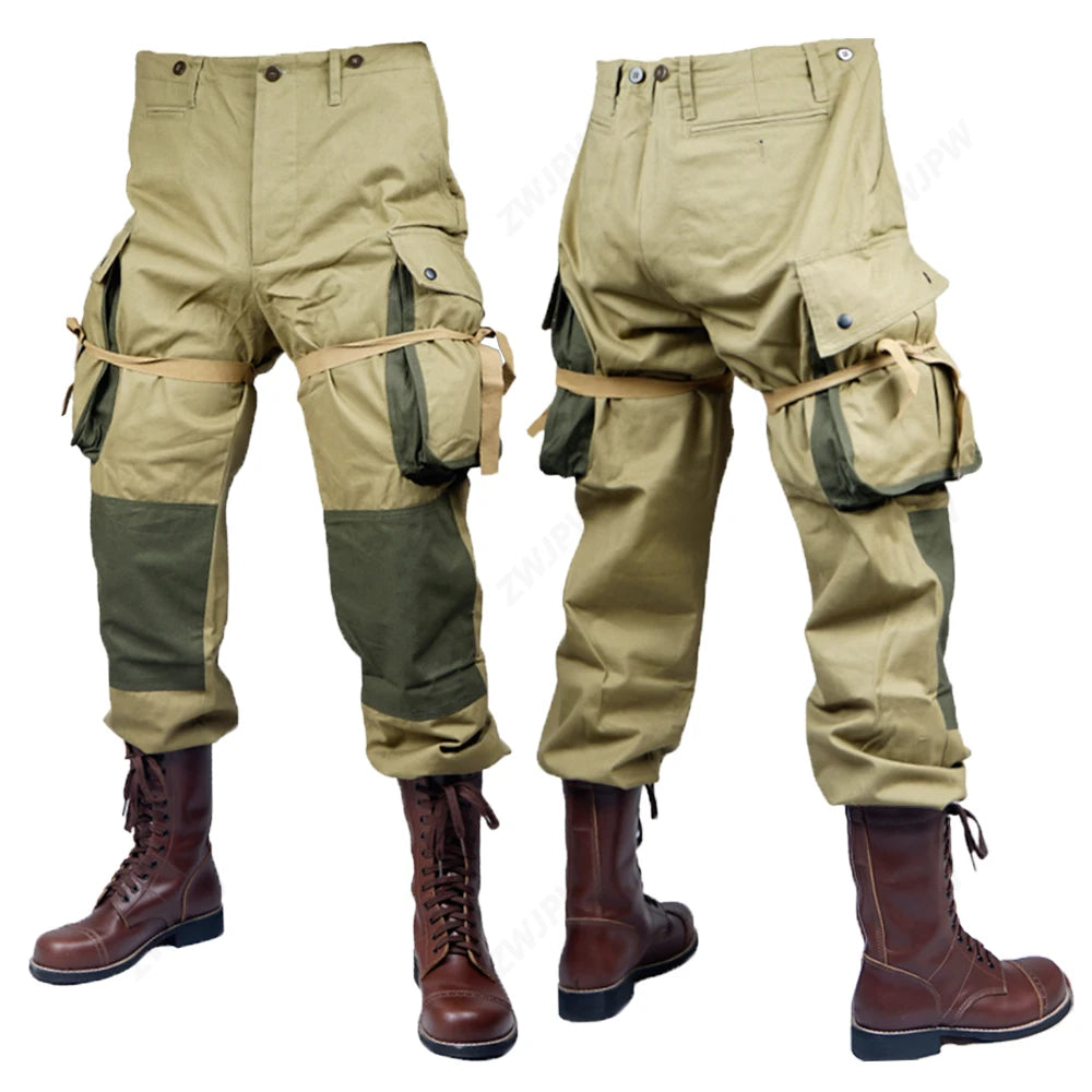 Pantalon Tactique WWII US Army M42 – 101st Airborne Parachutiste Coton
