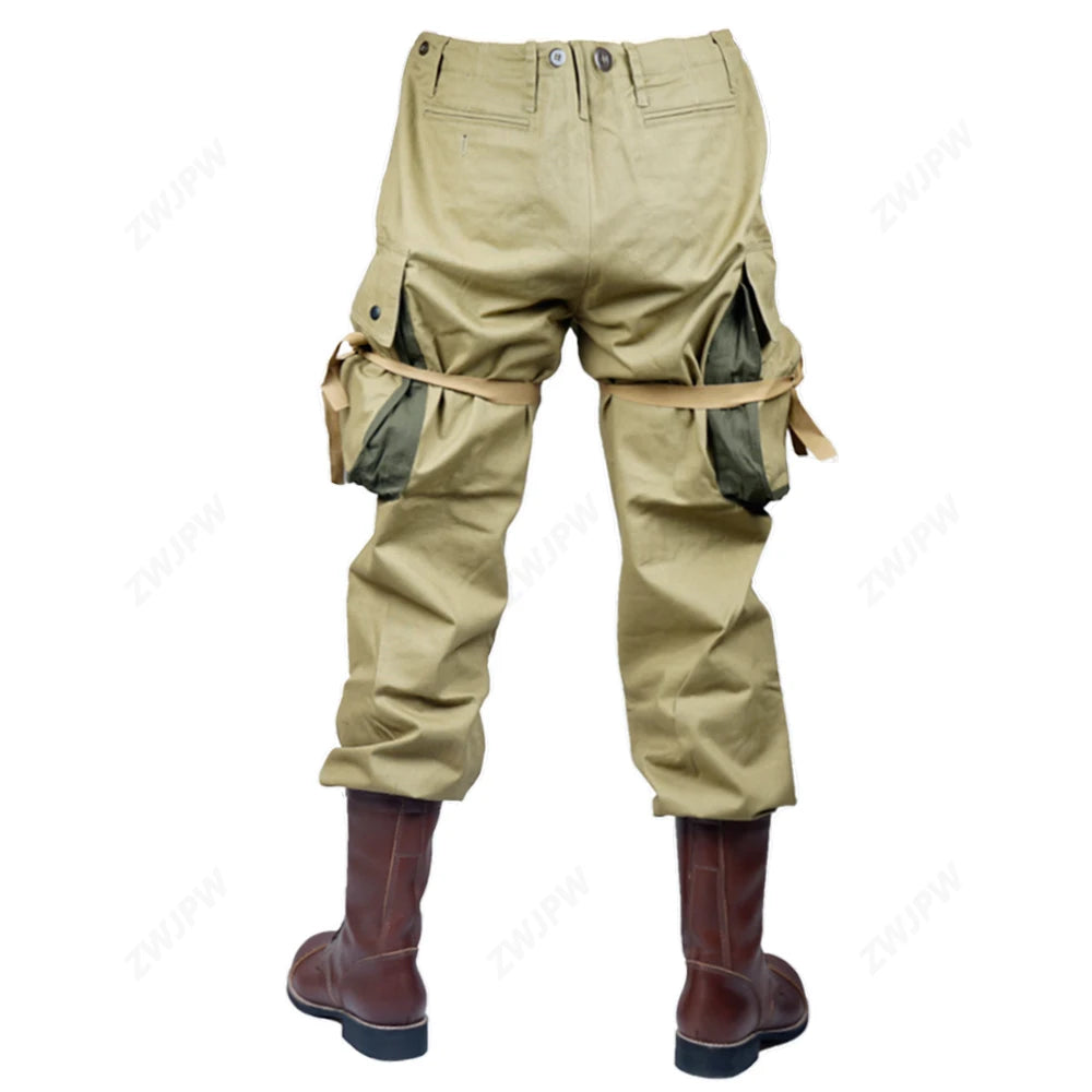 Pantalon Tactique WWII US Army M42 – 101st Airborne Parachutiste Coton
