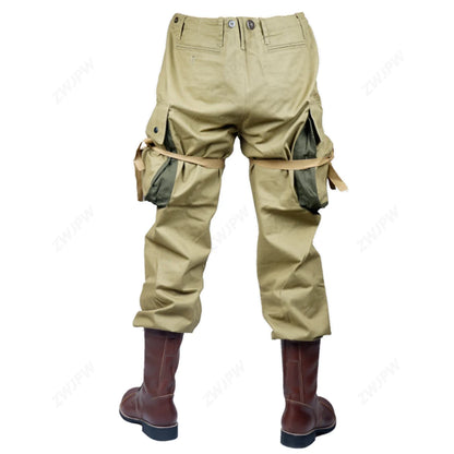 Pantalon Tactique WWII US Army M42 – 101st Airborne Parachutiste Coton