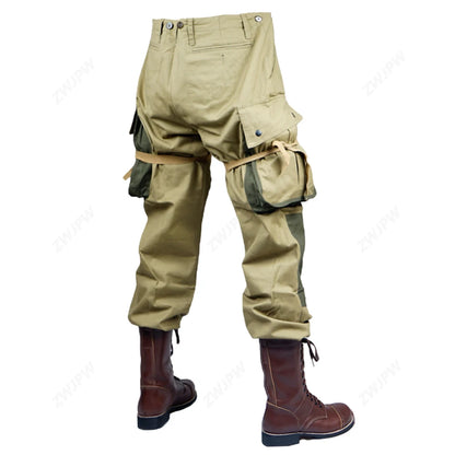 Pantalon Tactique WWII US Army M42 – 101st Airborne Parachutiste Coton