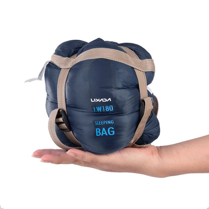 Sac de Couchage Ultra-Léger Lixada LW180 – 3 Saisons Camping & Randonnée 190x75 cm