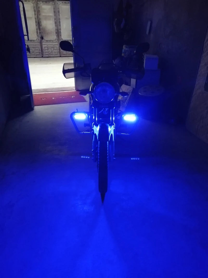 Gyrophare LED magnétique 12/24 V – Moto et voiture de police