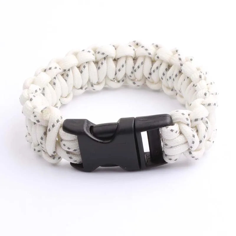 Bracelet Paracorde Phosphorescent 550lb – 4mm 9 Brins – Survie Militaire