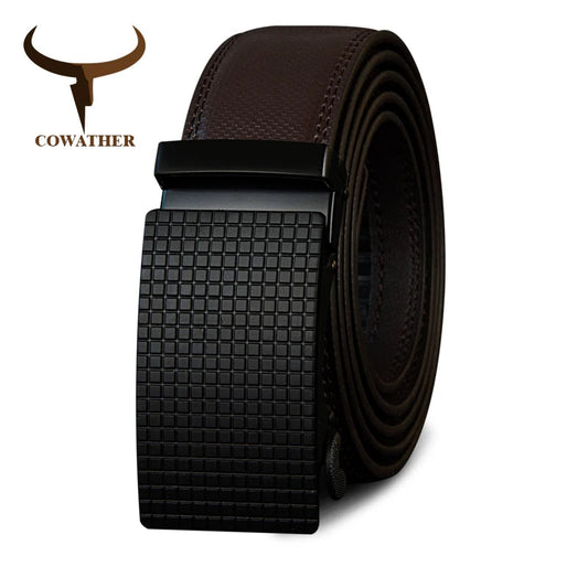 Ceinture en Cuir COWATHER pour Homme (110-130 cm) Ma boutique