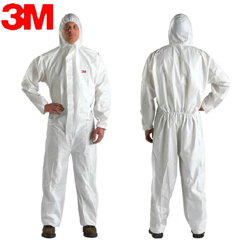 Combinaison de Protection 3M 4510 – Antistatique, Anti-éclaboussures, Non-Tissé Blanc